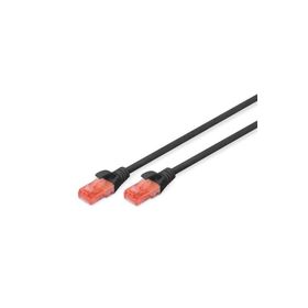Digitus DK-1617-030/BL 3 m 10'lu CAT6 UTP Siyah Patch Kablo