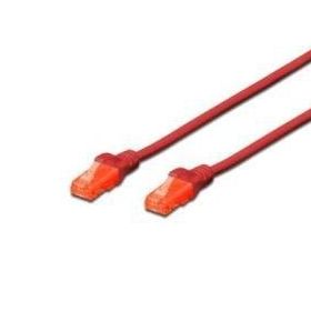 Digitus DK-1617-100/R 10 mt U/UTP CAT6 AWG26/7 Cu LSZH Kırmızı Patch Cord Kablo