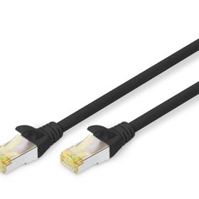 Digitus DK-1644-0025/BL Cat6 FTP 0.25 m Siyah Kablo