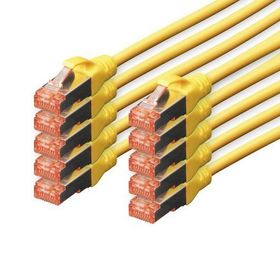 Digitus DK-1644-A-010/Y Cat6A FTP 1 mt Sarı Kablo