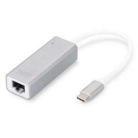 Digitus DN-3024 Usb Tip C 1x10-100-1000 Port,1xusb Tip C Erkek Port Gigabit Ethernet Adaptörü