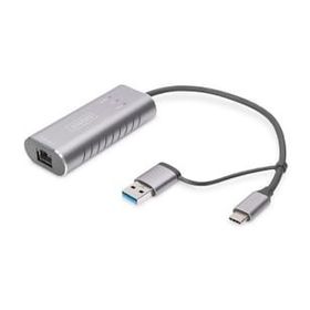 Digitus DN-3028 USB Type C - USB 3.0 to Gigabit 2.5G Ethernet Adaptörü