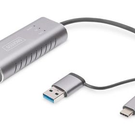 Digitus DN-3028 USB Type C - USB 3.0 to Gigabit 2.5G Ethernet Adaptörü
