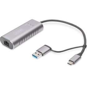 Digitus DN-3028 USB Type C - USB 3.0 to Gigabit 2.5G Ethernet Adaptörü