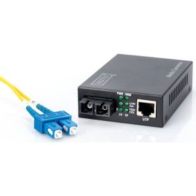 Digitus DN-82021-1 20 km 10/100Base-TX to 100Base-FX Singlemode SC Media Converter