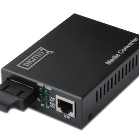 Digitus DN-82021-1 20 km 10/100Base-TX to 100Base-FX Singlemode SC Media Converter