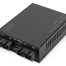 Digitus DN-82124 20 km Gigabit Multimode To Singlemode SC To SC Media Converter