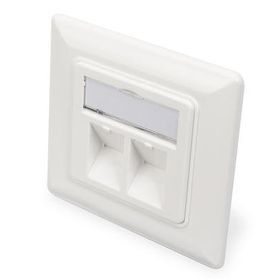 Digitus DN-93801-1 2xRJ45 Keystore Jacks 80x80 Priz Kapağı