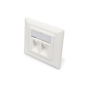 Digitus DN-93801-1 2xRJ45 Keystore Jacks 80x80 Priz Kapağı