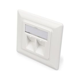 Digitus DN-93801-1 2xRJ45 Keystore Jacks 80x80 Priz Kapağı