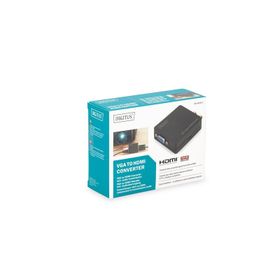 Digitus DS-40130-1 1920x1080 Piksel Full HD VGA Video/Audio HDMI Video Çeviricisi
