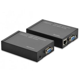 Digitus DS-53400 300 m RJ45 To VGA Ses Alıcı Verici Sinyal Uzatma Cihazı