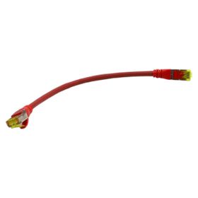 Digitus S-FTP CAT 6A 0.25 mt Red 10'lu Paket Patch Cord Kablo
