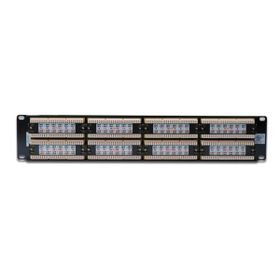 Digitus Siyah 19 İnç 48 Port Cat 6 Utp Zırhsız Patch Panel