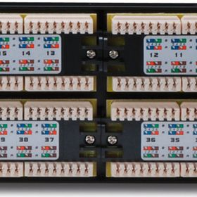 Digitus Siyah 19 İnç 48 Port Cat 6 Utp Zırhsız Patch Panel