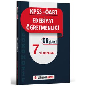 Dijital Hoca 2023 KPSS ÖABT Edebiyat Öğretmenliği Lokomotif Serisi QR Çözümlü 7`li Deneme