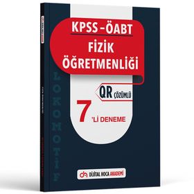 Dijital Hoca 2023 KPSS ÖABT Fizik Öğretmenliği Lokomotif Serisi QR Çözümlü 7`li Deneme