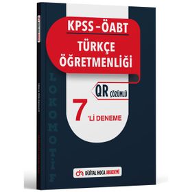 Dijital Hoca 2023 KPSS ÖABT Türkçe Öğretmenliği Lokomotif Serisi QR Çözümlü 7'li Deneme