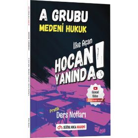 Dijital Hoca Akademi 2022 KPSS A Grubu Medeni Hukuk Pratik Ders Notları