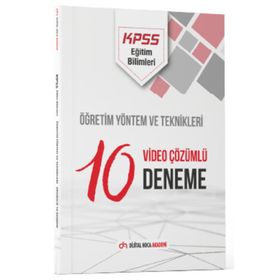 Dijital Hoca Akademi 2022 KPSS Eğitim Bilimleri Öğretim Yöntem ve Teknikleri Çözümlü 10 Deneme