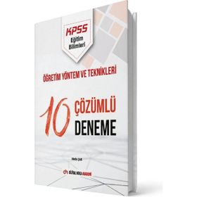 Dijital Hoca Akademi 2022 KPSS Eğitim Bilimleri Öğretim Yöntem ve Teknikleri Çözümlü 10 Deneme