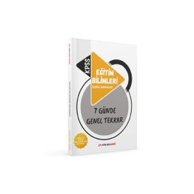 Dijital Hoca Akademi 2022 KPSS Eğitim Bilimleri Soru Bankası 7 Günde Genel Tekrar Kitabı