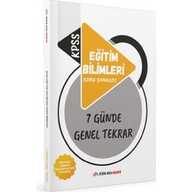 Dijital Hoca Akademi 2022 KPSS Eğitim Bilimleri Soru Bankası 7 Günde Genel Tekrar Kitabı