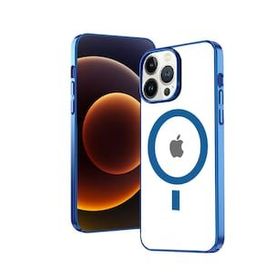 Dijitalindirim Ally iPhone 13 Pro Max 6.7 inç Magsafe Uyumlu Renkli Kenar Silikon Kılıf
