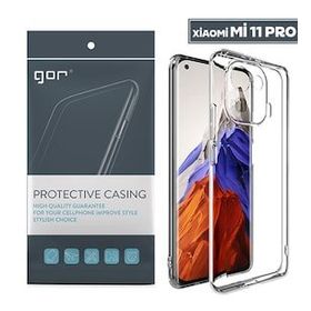 Dijitalindirim GOR Xiaomi Mi 11 Pro Kılıf Kamera Korumalı Şeffaf Silikon Kılıf