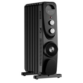 Dijitsu DYR30 11 Dilim Siyah Turbo Fanlı Yağlı Radyatör