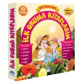 Dik Temel Harfli İlk Okuma Kitabım Elakin 10 Kitap - Pınar Türker