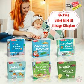 Dikkat Atölyesi 0-3 Yaş Find İt 6'lı Hikaye Kitap Seti
