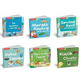 Dikkat Atölyesi 0-3 Yaş Find İt 6'lı Hikaye Kitap Seti