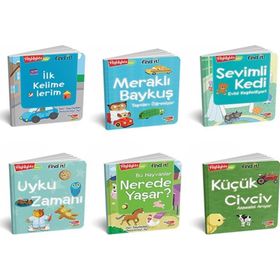 Dikkat Atölyesi 0-3 Yaş Find İt 6'lı Hikaye Kitap Seti
