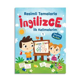 Dikkat Atölyesi 10'lu Çıkartmalı Resimli Temalarla İngilizce İlk Kelimelerim Set