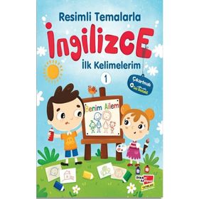 Dikkat Atölyesi 10'lu Çıkartmalı Resimli Temalarla İngilizce İlk Kelimelerim Set
