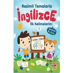 Dikkat Atölyesi 10'lu Çıkartmalı Resimli Temalarla İngilizce İlk Kelimelerim Set