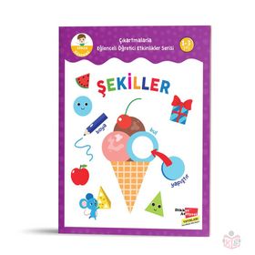 Dikkat Atölyesi Çıkartmalarla Eğlenceli Öğretici Etkinlikler Serisi Şekiller