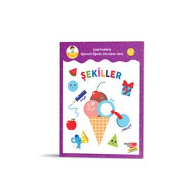 Dikkat Atölyesi Çıkartmalarla Eğlenceli Öğretici Etkinlikler Serisi Şekiller