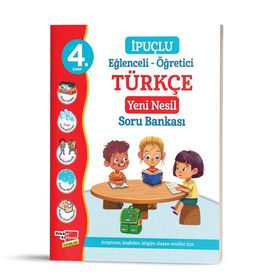 Dikkat Atölyesi Kolektif 4. Sınıf Eğlenceli Öğretici İpuçlu Türkçe Yeni Nesil Soru Bankası
