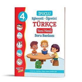 Dikkat Atölyesi Kolektif 4. Sınıf Eğlenceli Öğretici İpuçlu Türkçe Yeni Nesil Soru Bankası