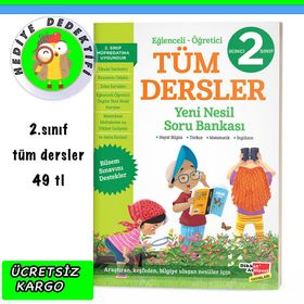 Dikkat Atölyesi Yayınları - 2. Sınıf Tüm Dersler Yeni Nesil Soru Bankası