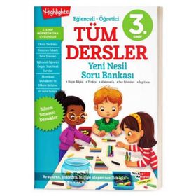 Dikkat Atölyesi Yayınları - 3. Sınıf Tüm Dersler Yeni Nesil Soru Bankası