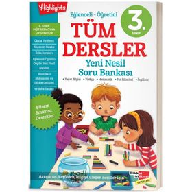 Dikkat Atölyesi Yayınları - 3. Sınıf Tüm Dersler Yeni Nesil Soru Bankası