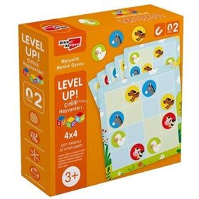 Dikkat Atölyesi Yayınları Level Up! 2 - Çiftlik Hayvanları Sudoku