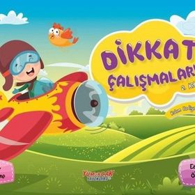 Dikkat Çalışmaları 2. Kitap + Kalem - Yumurcak Yayınları