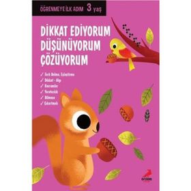Dikkat Ediyorum Düşünüyorum Çözüyorum Öğrenmeye İlk Adım-Erdem Çocuk Yayınları