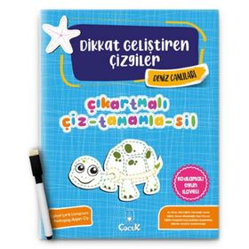 Dikkat Geliştiren Çizgiler - Deniz Canlıları - Floki Çocuk