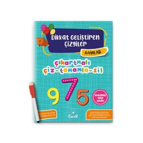 Dikkat Geliştiren Çizgiler - Sayılar - Floki Çocuk