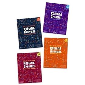 Dikkat Geliştiren Kodlama Oyunları 4'lü Set - Floki Çocuk Yayınları
